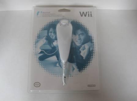 Wii Nunchuck Controller (White) (SEALED) - Wii Accessory